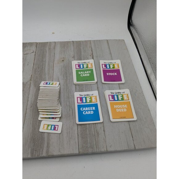 The Game of Life Replacement Parts Stock House Salary Career Cards, Life Tokens - Picture 1 of 11